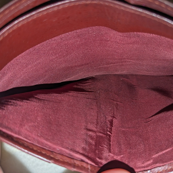 Cartier Bi-fold Wallet Mast Line Bordeaux Red Leather EUC - Picture 9 of 11